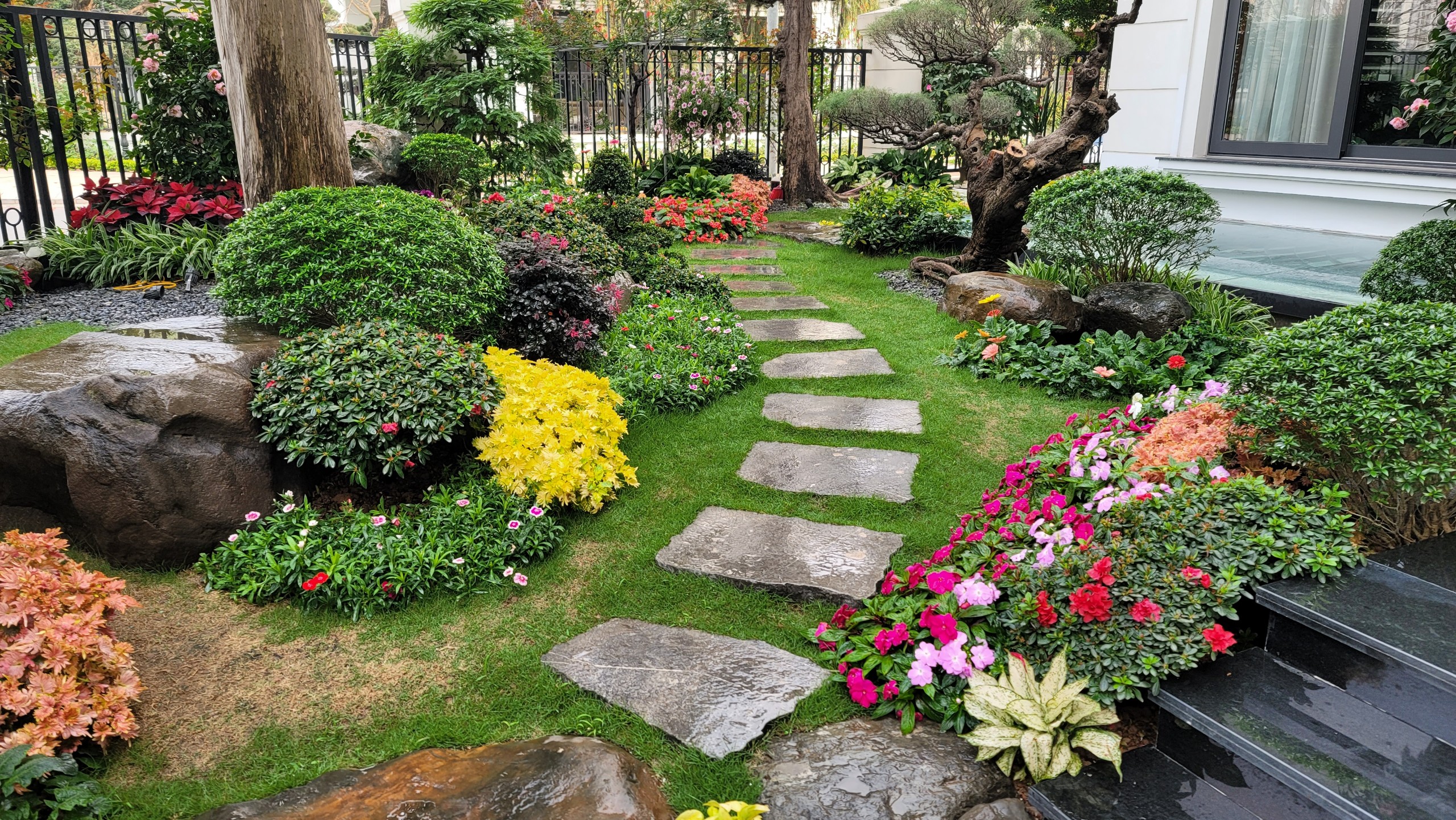 Sân vườn bậc nhất Vinhome Greenbay