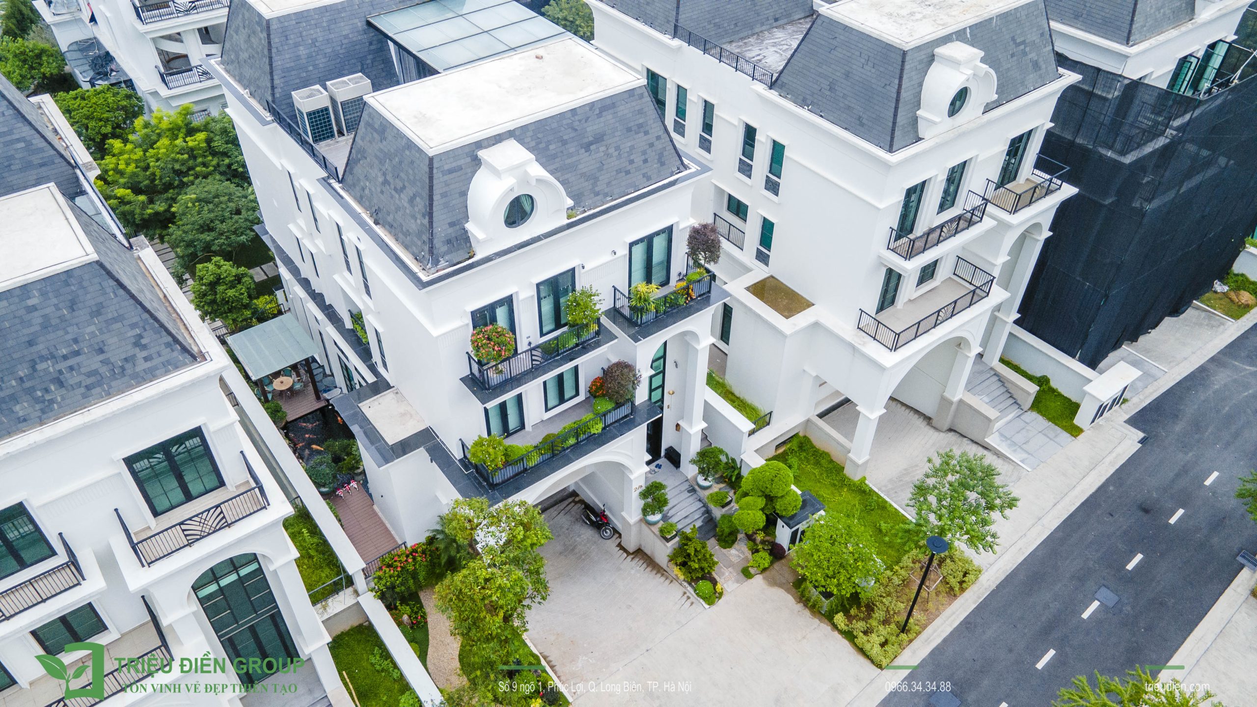 Sân Vườn Biệt Thự Le jardin Khu Đô Thị Parkcity Hanoi 17 Thiết kế thi công sân vườn trọn gói tại hà nội