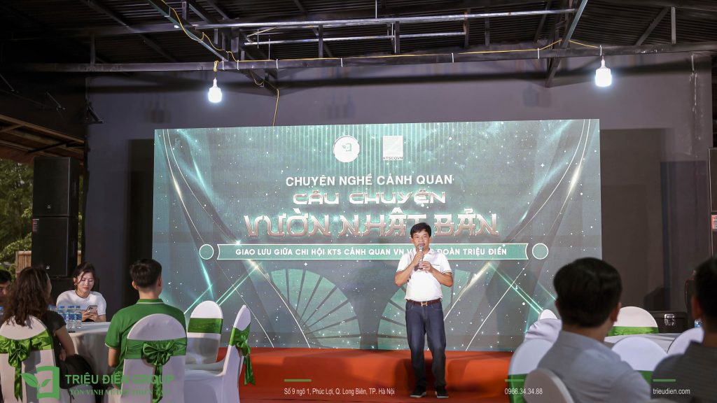 Giao lưu – kết nối giới chuyên môn ngành cảnh quan 7 Triệu Điền Group đã vinh dự đón tiếp Chi Hội Kiến Trúc Sư Cảnh Quan Việt Nam đến tham quan và giao lưu tại Vườn Nhật mẫu – Kyou Mu Tei, với chủ đề đầy cảm hứng: “Chuyện Nghề Cảnh Quan – Câu Chuyện Sân Vườn Nhật”.