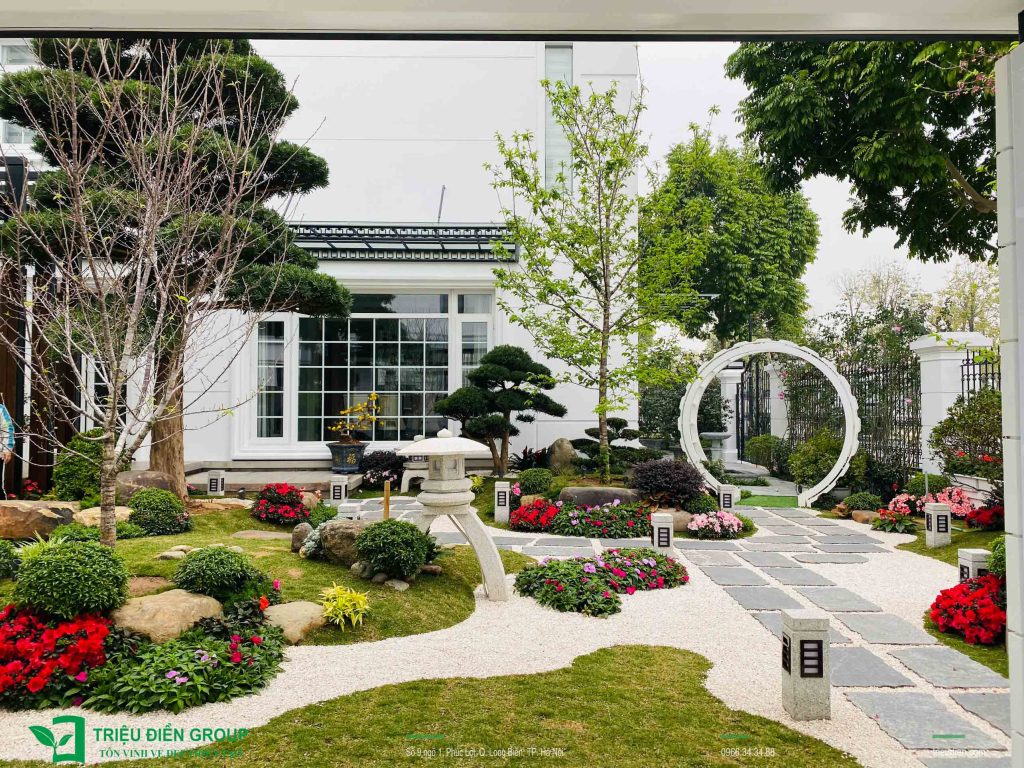 10 Mẫu Thiết Kế Thi Công Sân Vườn Biệt Thự Vinhomes 13 Thiết kế thi công sân vườn trọn gói tại hà nội