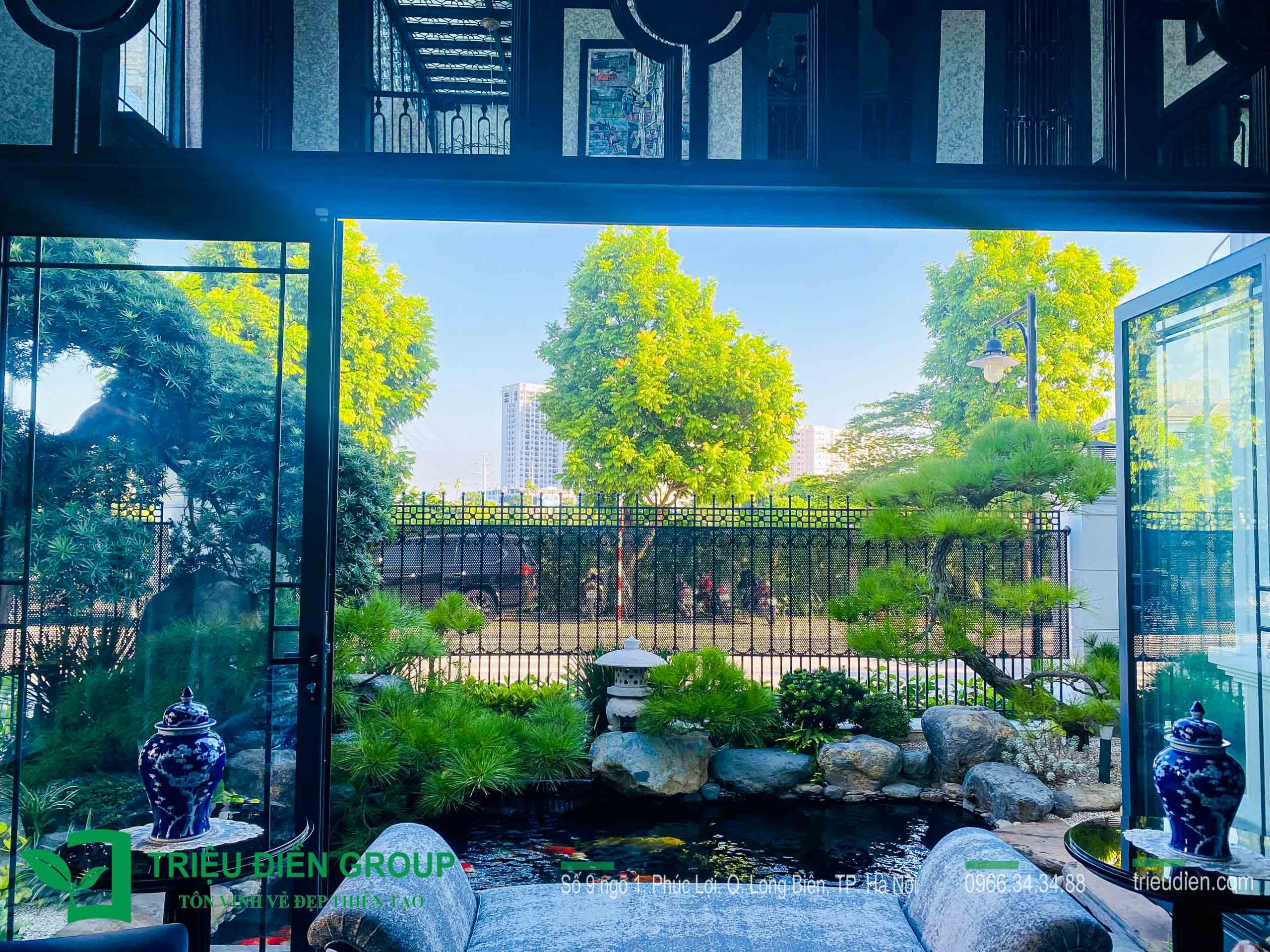 10 Mẫu Thiết Kế Thi Công Sân Vườn Biệt Thự Vinhomes 19 Thiết kế sân vườn thư giãn biệt thự Bằng Lăng Vin