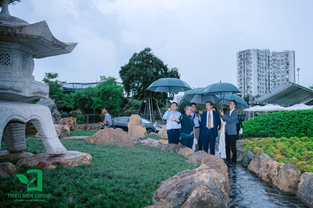 Khu vườn Nhật Kyoumu-Tei chính thức ra mắt – Lời tri ân sâu sắc từ Tập đoàn Triệu Điền 4 Thiết kế thi công sân vườn trọn gói tại hà nội