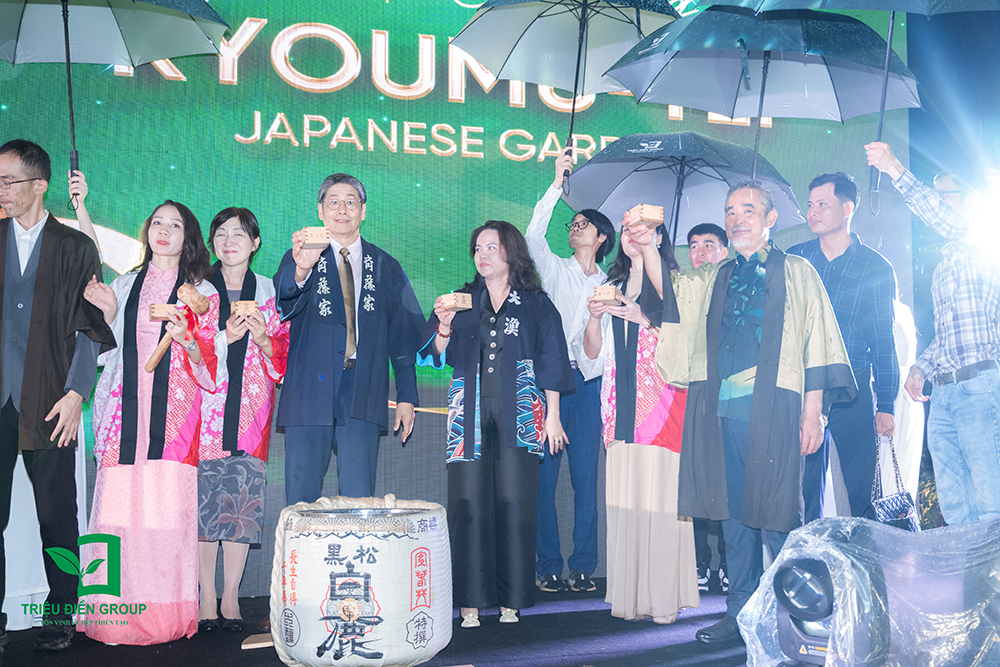Khu vườn Nhật Kyoumu-Tei chính thức ra mắt – Lời tri ân sâu sắc từ Tập đoàn Triệu Điền 21 Thiết kế thi công sân vườn trọn gói tại hà nội