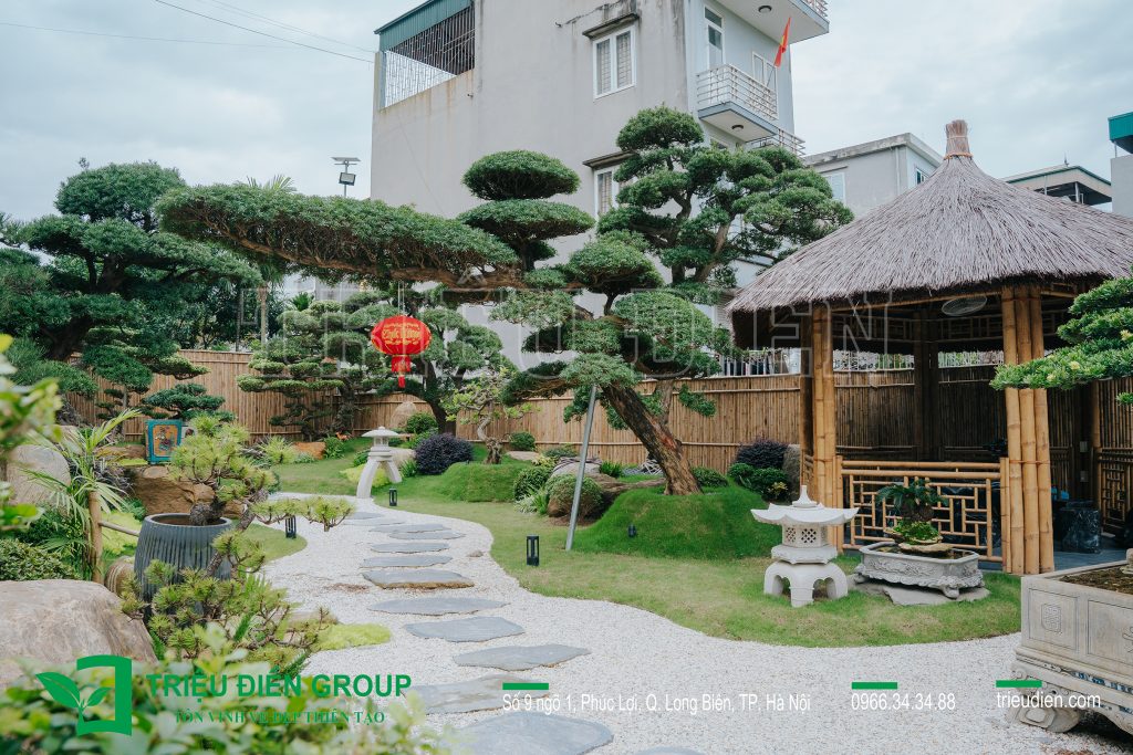 Nghệ thuật chọn Vật liệu trong Thiết kế vườn Nhật: Vẻ đẹp đến từ sự tinh giản 3 Thiết kế thi công sân vườn trọn gói tại hà nội