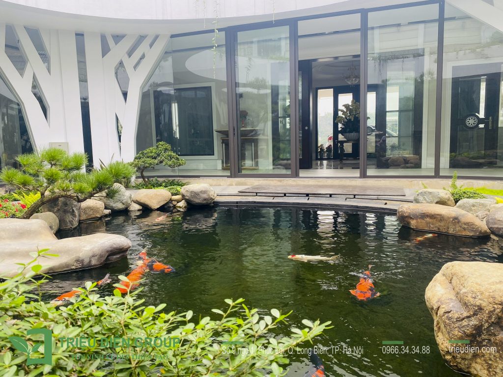 Nghệ thuật chọn Vật liệu trong Thiết kế vườn Nhật: Vẻ đẹp đến từ sự tinh giản 8 Thiết kế thi công sân vườn trọn gói tại hà nội