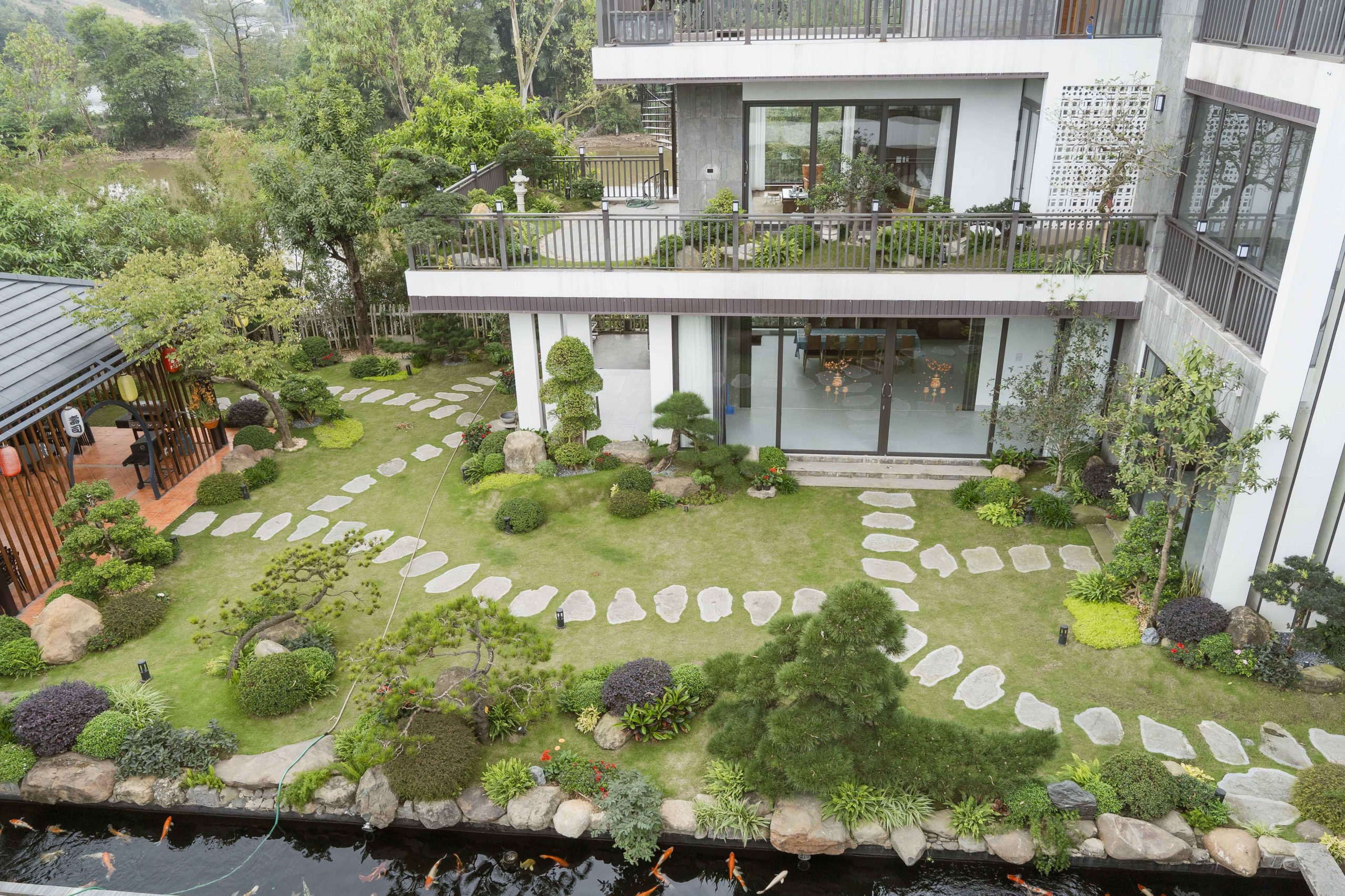 Tiểu cảnh sân vườn Nhật Bản - Những nét đặc trưng ấn tượng nhất 5 Thiết kế thi công sân vườn trọn gói tại hà nội