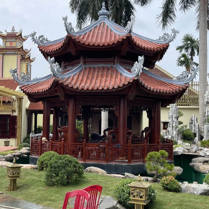 TOP 50+ Mẫu mái chòi sân vườn đẹp 2025 - Không gian nghỉ dưỡng lý tưởng 21 Thiết kế thi công sân vườn trọn gói tại hà nội