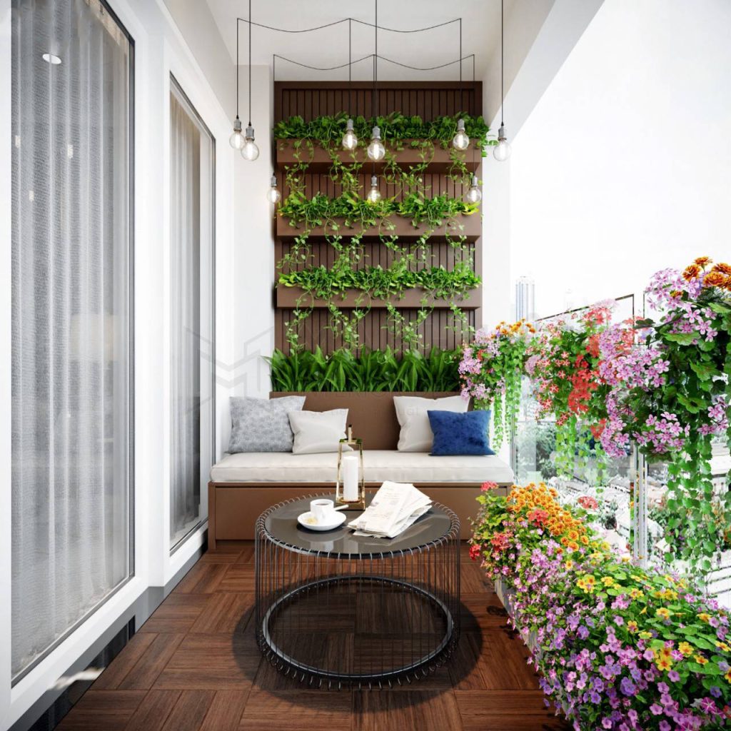 Gợi ý thiết kế ban công sân vườn nhỏ đẹp, tinh tế và đầy cảm hứng 13 Thiết kế thi công sân vườn trọn gói tại hà nội