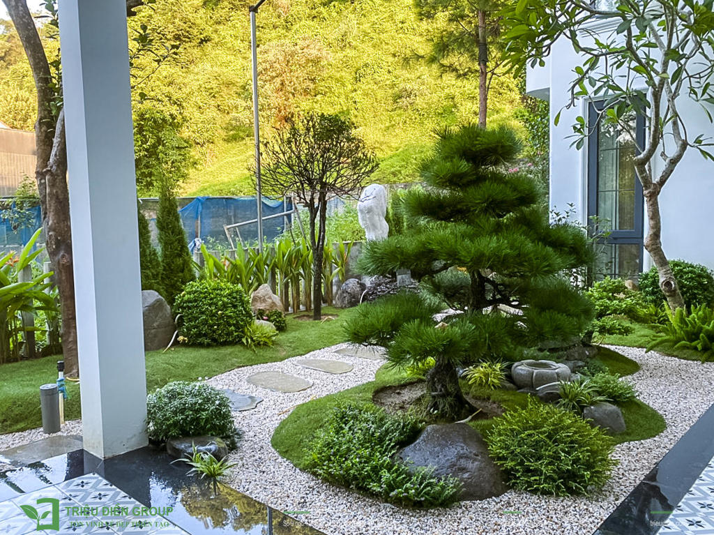 Mẫu cải tạo sân vườn biệt thự đơn lập tại Xanh Villas – Thạch Thất, Hà Nội 13 Mẫu cải tạo sân vườn biệt thự đơn lập tại Xanh Villas – Thạch Thất, Hà Nội