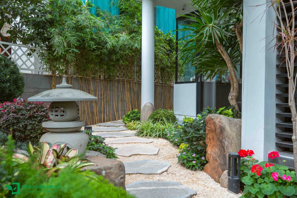 Những mẫu thiết kế tiểu cảnh sân vườn nhỏ đẹp giúp ngôi nhà luôn tươi mới và hài hòa 4 Thiết kế thi công sân vườn trọn gói tại hà nội