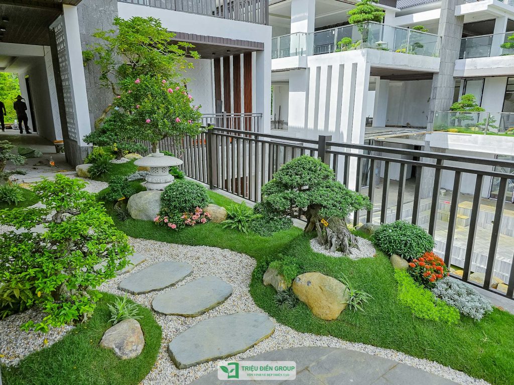 Những mẫu thiết kế tiểu cảnh sân vườn nhỏ đẹp giúp ngôi nhà luôn tươi mới và hài hòa 2 Thiết kế thi công sân vườn trọn gói tại hà nội