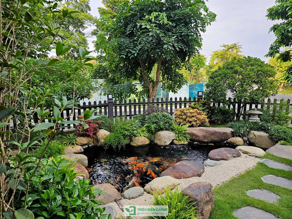 Thi công sân vườn biệt thự trọn gói tại Hưng Yên – Sang trọng và tinh tế trong từng chi tiết 3 Thiết kế thi công sân vườn trọn gói tại hà nội