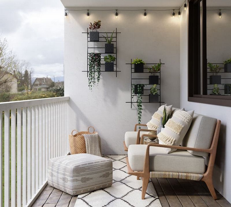 Gợi ý thiết kế ban công sân vườn nhỏ đẹp, tinh tế và đầy cảm hứng 14 Thiết kế thi công sân vườn trọn gói tại hà nội