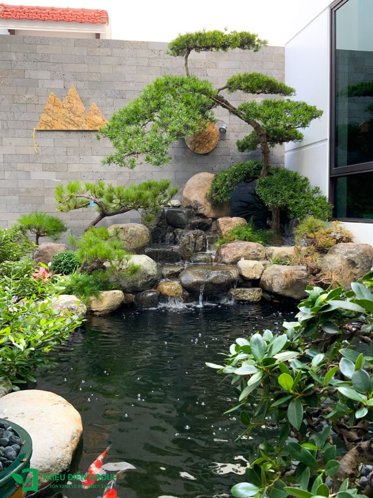 Biệt thự sân vườn Bắc Ninh – Hòa mình vào không gian sống xanh, an yên và tinh tế 7 Thiết kế thi công sân vườn trọn gói tại hà nội