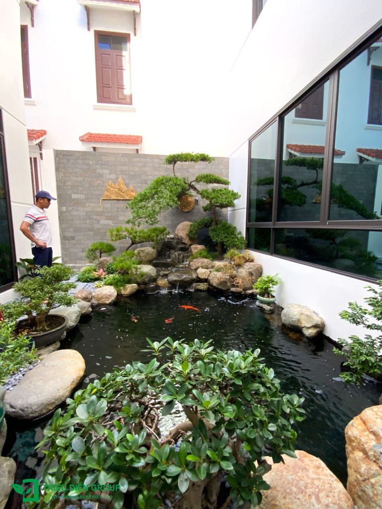 Biệt thự sân vườn Bắc Ninh – Hòa mình vào không gian sống xanh, an yên và tinh tế 8 Thiết kế thi công sân vườn trọn gói tại hà nội