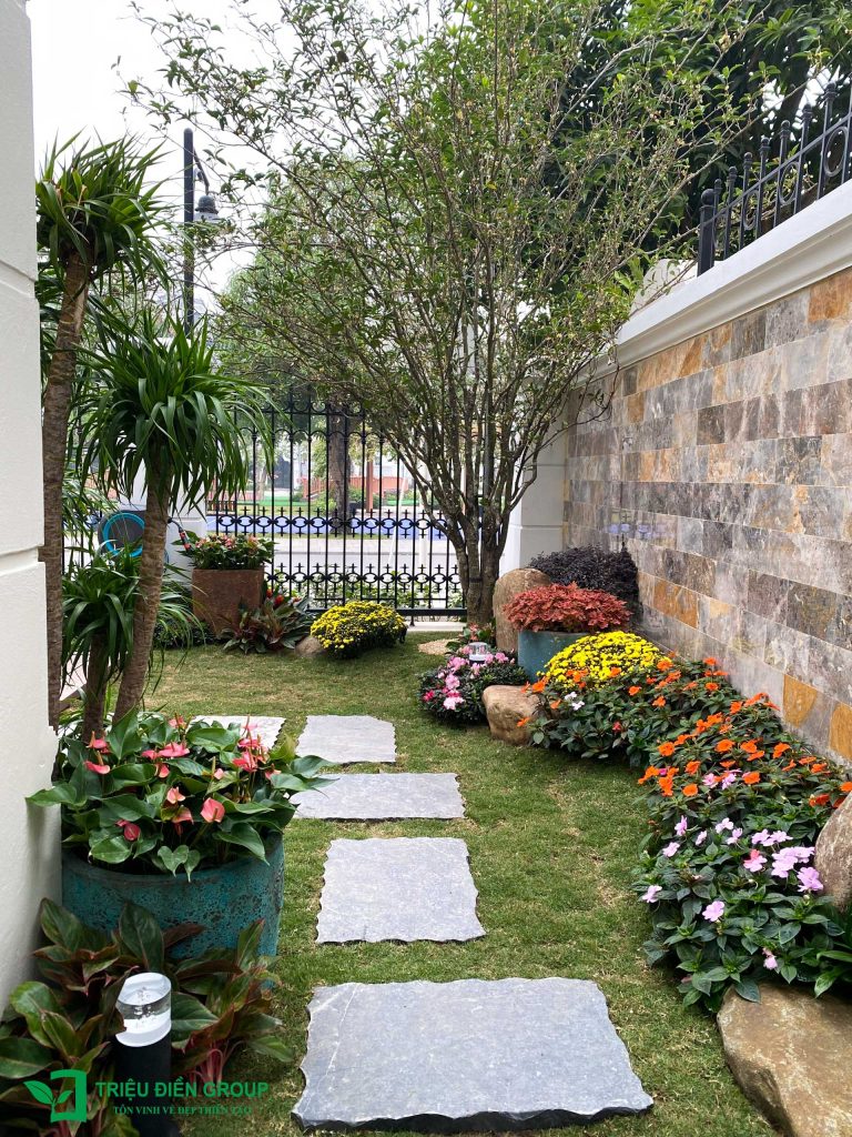 Giải pháp thiết kế và thi công sân vườn biệt thự tại Đà Nẵng toàn diện và chuyên nghiệp 4 Thiết kế thi công sân vườn trọn gói tại hà nội