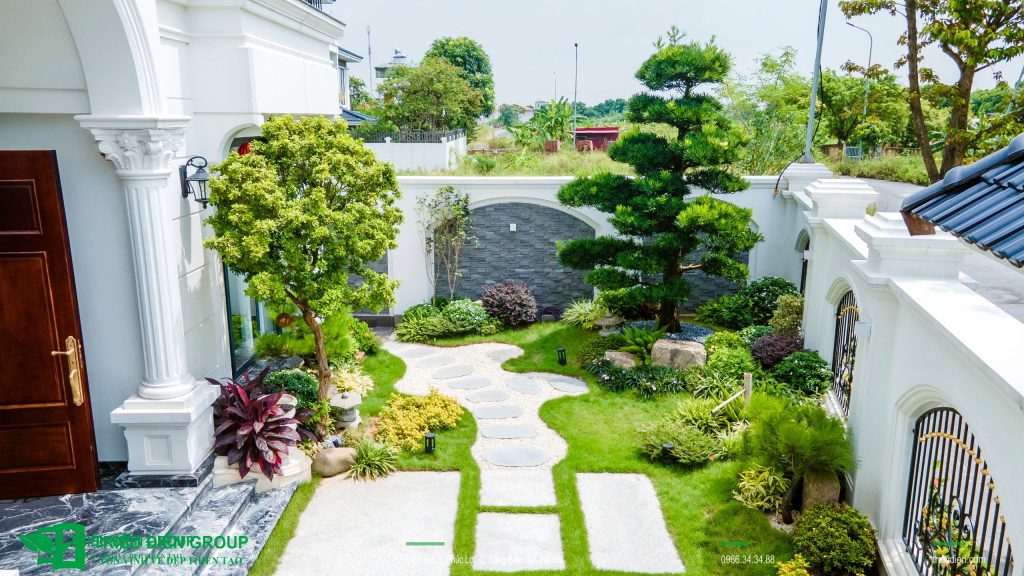 Những mẫu thiết kế tiểu cảnh sân vườn nhỏ đẹp giúp ngôi nhà luôn tươi mới và hài hòa 13 Thiết kế thi công sân vườn trọn gói tại hà nội