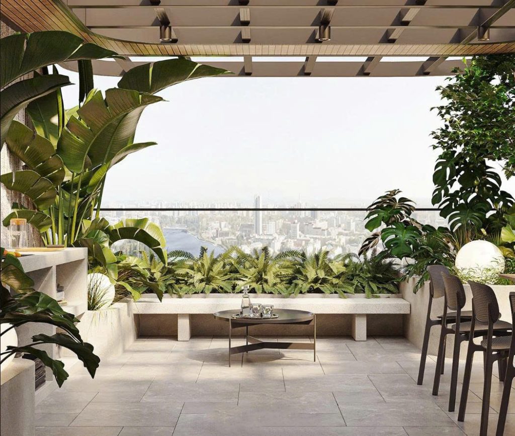 Gợi ý thiết kế ban công sân vườn nhỏ đẹp, tinh tế và đầy cảm hứng 16 Thiết kế thi công sân vườn trọn gói tại hà nội