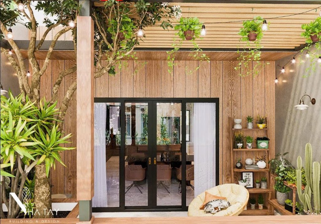 Gợi ý thiết kế ban công sân vườn nhỏ đẹp, tinh tế và đầy cảm hứng 17 Thiết kế thi công sân vườn trọn gói tại hà nội