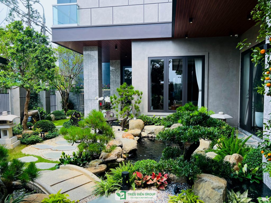 Sân vườn đẹp tại Hải Phòng – Ý tưởng thiết kế phù hợp khí hậu và phong cách sống 3 Thiết kế thi công sân vườn trọn gói tại hà nội