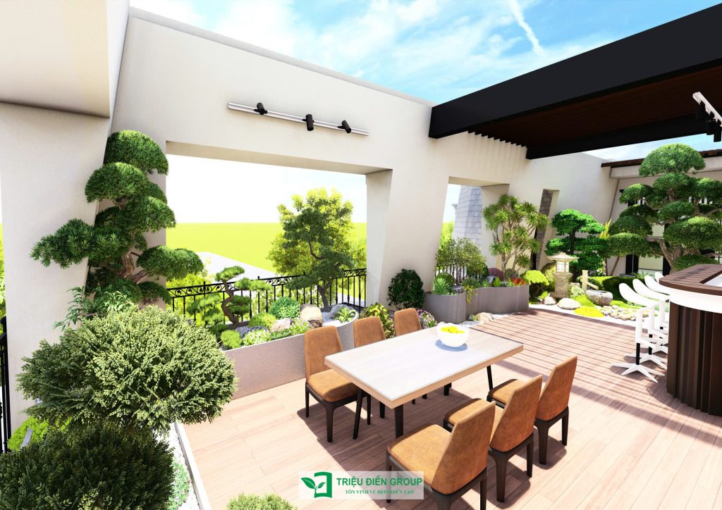 Sân vườn đẹp tại Hải Phòng – Ý tưởng thiết kế phù hợp khí hậu và phong cách sống 13 Thiết kế thi công sân vườn trọn gói tại hà nội