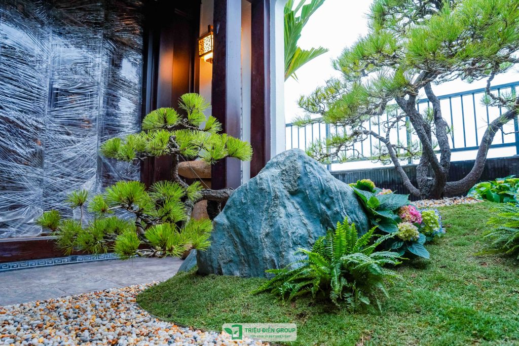 Đá xanh Nhật Bản - Vẻ đẹp tự nhiên cho cảnh quan sân vườn 7 Thiết kế thi công sân vườn trọn gói tại hà nội