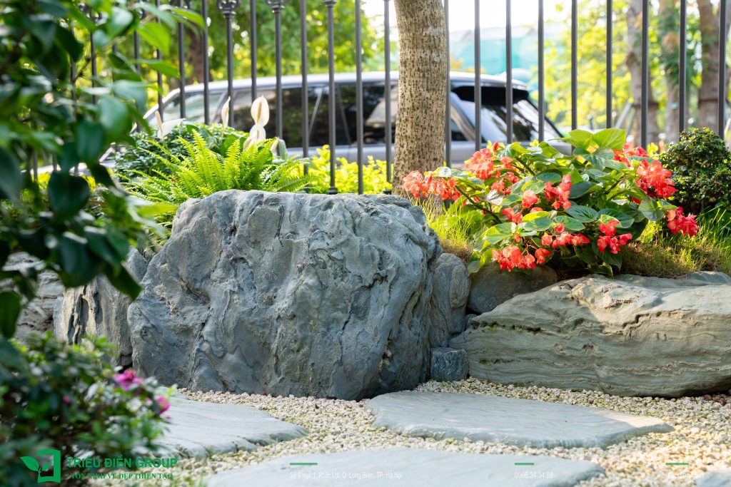 Đá xanh Nhật Bản - Vẻ đẹp tự nhiên cho cảnh quan sân vườn 2 Thiết kế thi công sân vườn trọn gói tại hà nội