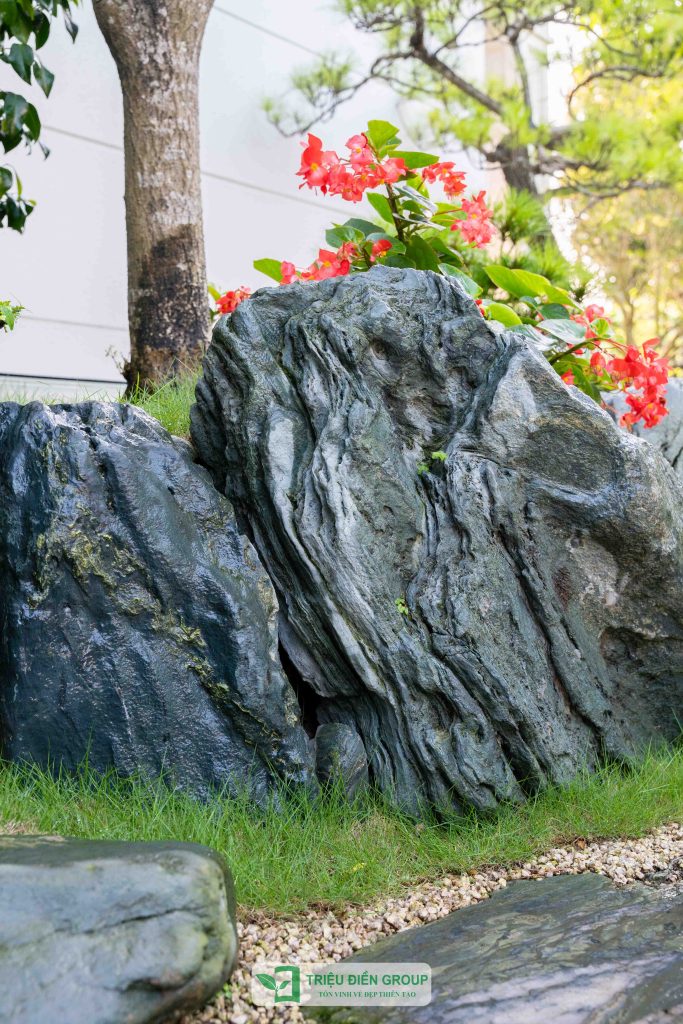 Đá xanh Nhật Bản - Vẻ đẹp tự nhiên cho cảnh quan sân vườn 5 Thiết kế thi công sân vườn trọn gói tại hà nội