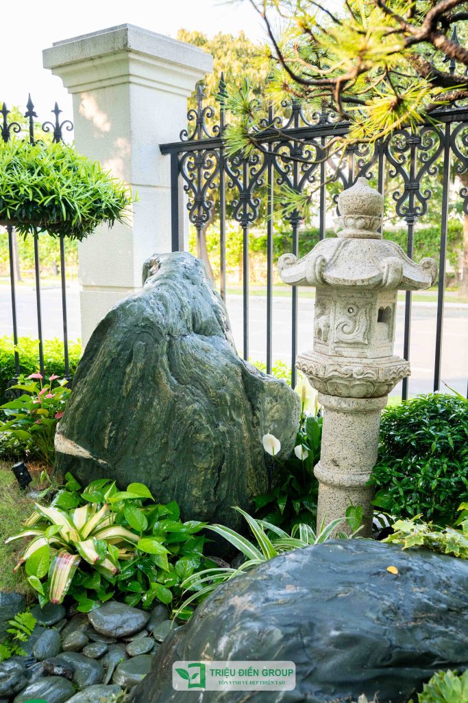 Đá xanh Nhật Bản - Vẻ đẹp tự nhiên cho cảnh quan sân vườn 6 Thiết kế thi công sân vườn trọn gói tại hà nội