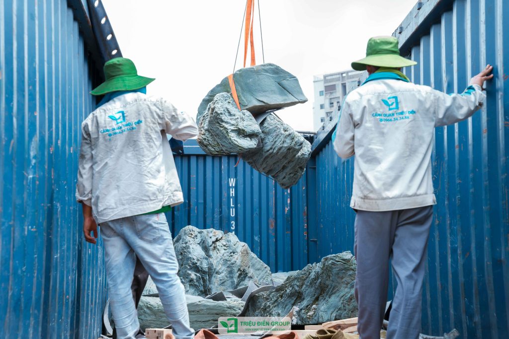 Đá xanh Nhật Bản - Vẻ đẹp tự nhiên cho cảnh quan sân vườn 9 Thiết kế thi công sân vườn trọn gói tại hà nội