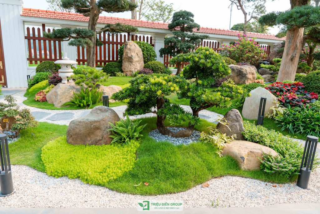 5 Phong cách trang trí sân vườn ngày Tết xu hướng 2026 13 Thiết kế thi công sân vườn trọn gói tại hà nội