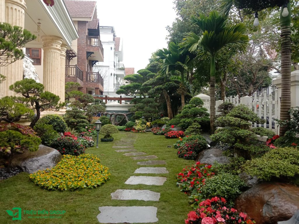 5 Phong cách trang trí sân vườn ngày Tết xu hướng 2026 21 Thiết kế thi công sân vườn trọn gói tại hà nội