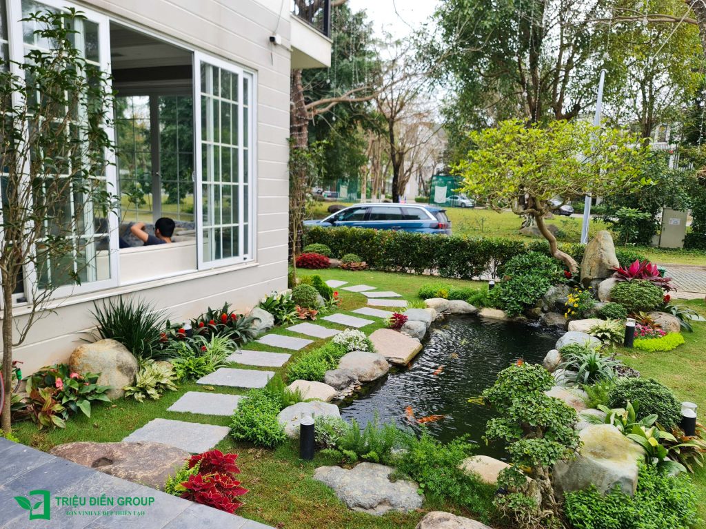 Giải pháp thiết kế sân vườn biệt thự đẹp tại Ecopark – Tinh tế, hiện đại và khác biệt 20 Thiết kế thi công sân vườn trọn gói tại hà nội