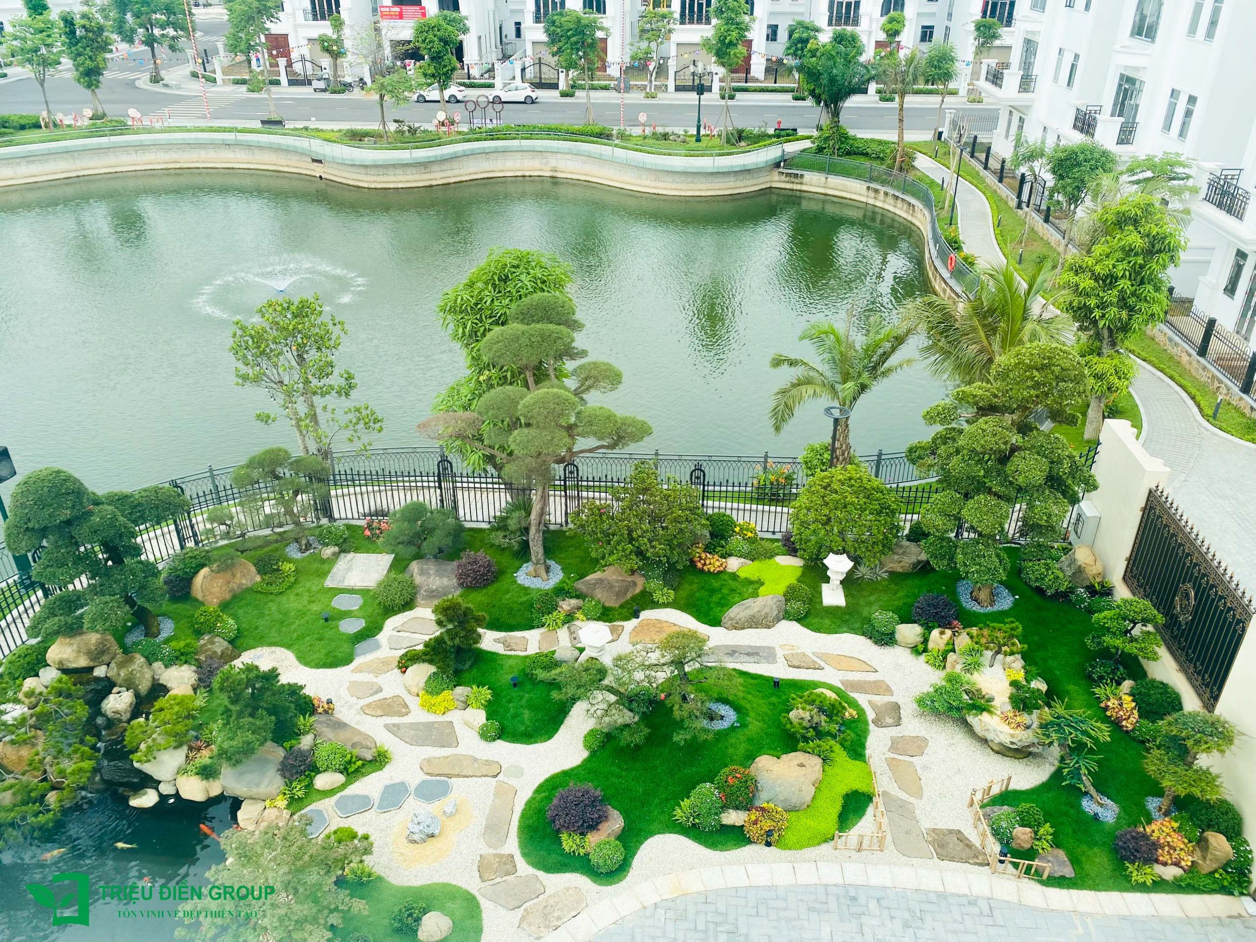 Mẫu sân vườn biệt thự tam lập đẹp: Dự án Mạnh Đức Victory nổi bật với thiết kế tinh tế & giàu cảm xúc