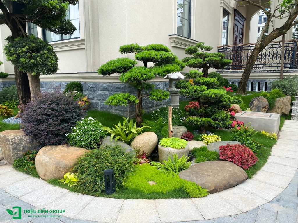 Mẫu sân vườn biệt thự tam lập đẹp: Dự án Mạnh Đức Victory nổi bật với thiết kế tinh tế & giàu cảm xúc 28 Thiết kế thi công sân vườn trọn gói tại hà nội