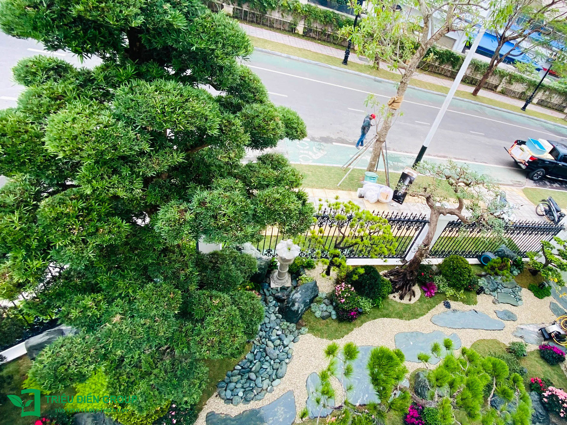 Mẫu sân vườn biệt thự tại Hoa Phượng, Vinhomes Riverside -Thiết kế sân vườn biệt thự cao cấp 16 Mẫu sân vườn biệt thự tại Hoa Phượng Vinhomes Riverside -Thiết kế sân vườn biệt thự cao cấp