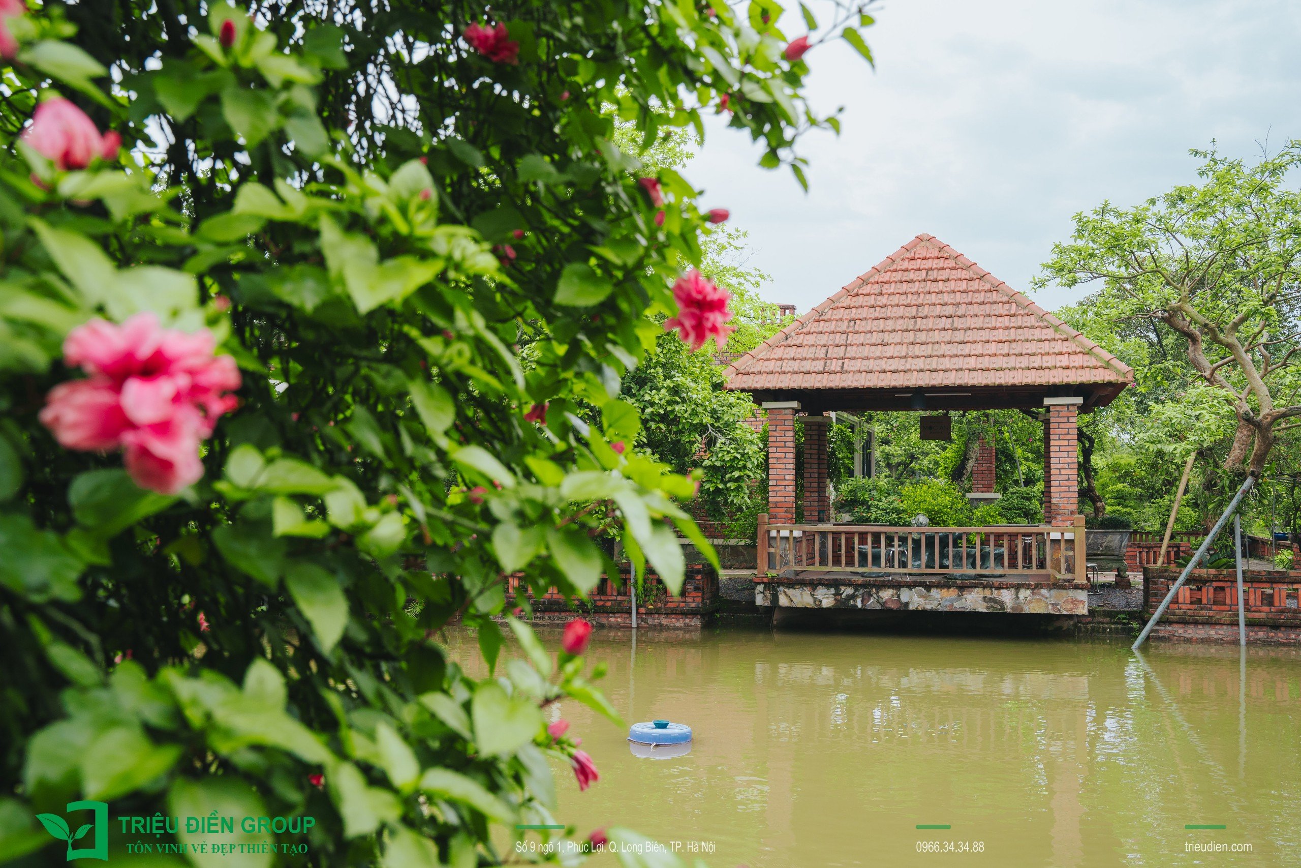 Cảnh quan sân vườn biệt thự tại Thường Tín, Hà Nội – Khoảng lặng sinh thái giữa nhịp sống hiện đại 5 Image 5