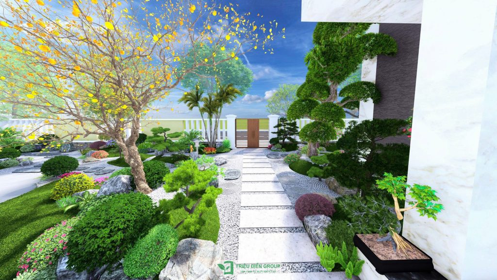 Thiết kế thi công sân vườn trọn gói tại hà nội