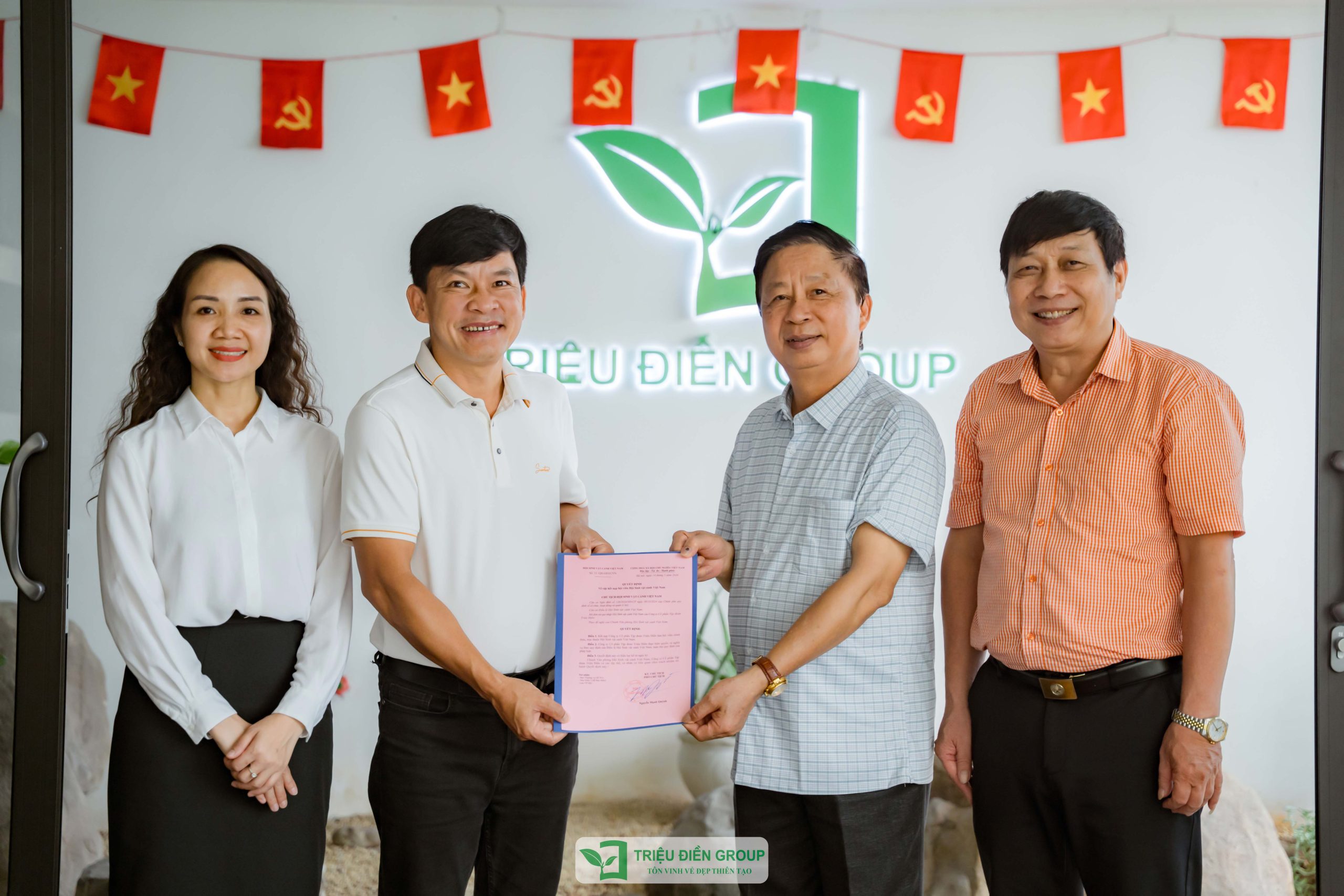 Tập đoàn Triệu Điền chính thức trở thành thành viên Hội Sinh vật cảnh Việt Nam