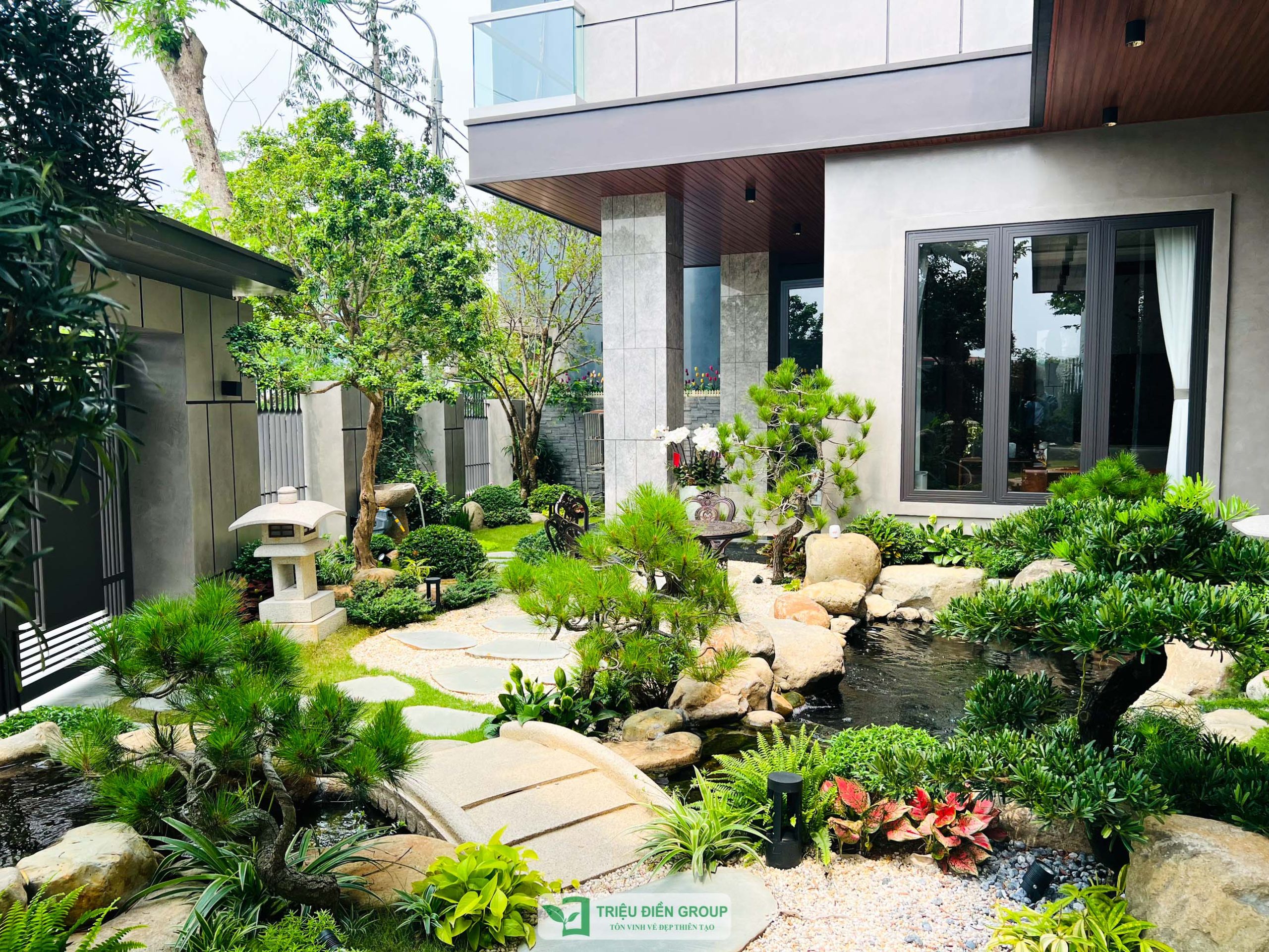 Thiết kế và thi công sân vườn biệt thự trọn gói tại Hải Phòng