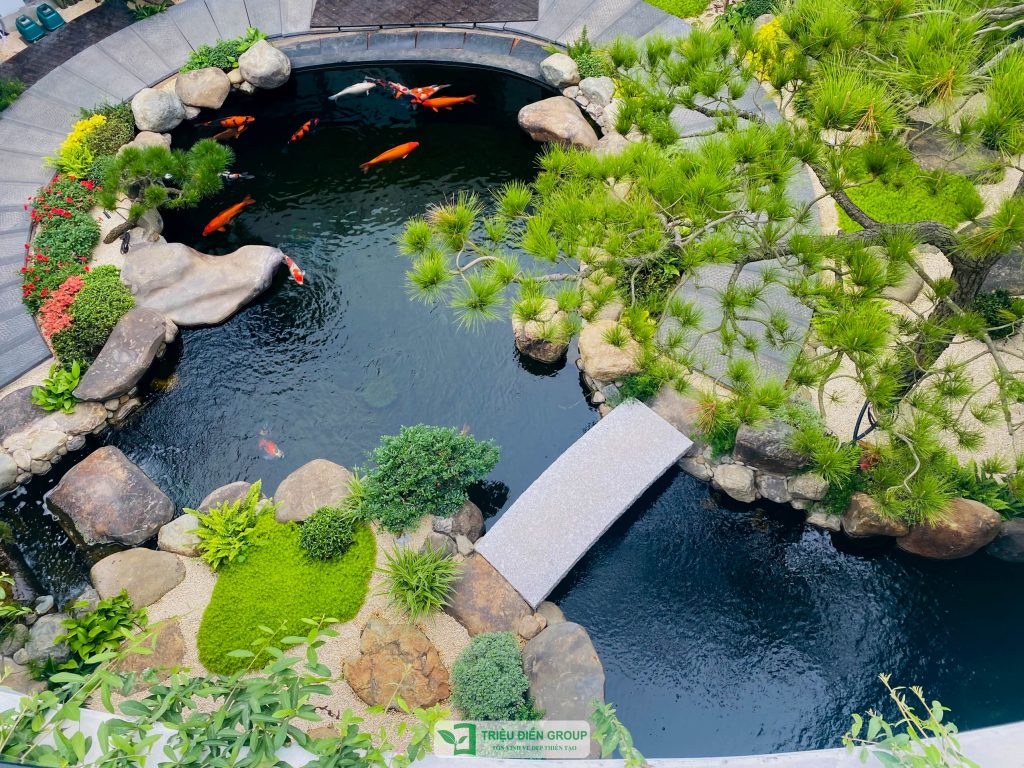 Thời tiết Hà Nội bước vào cao điểm nắng nóng: Giải pháp sân vườn giúp hạ nhiệt không gian sống 13 Thiết kế thi công sân vườn trọn gói tại hà nội