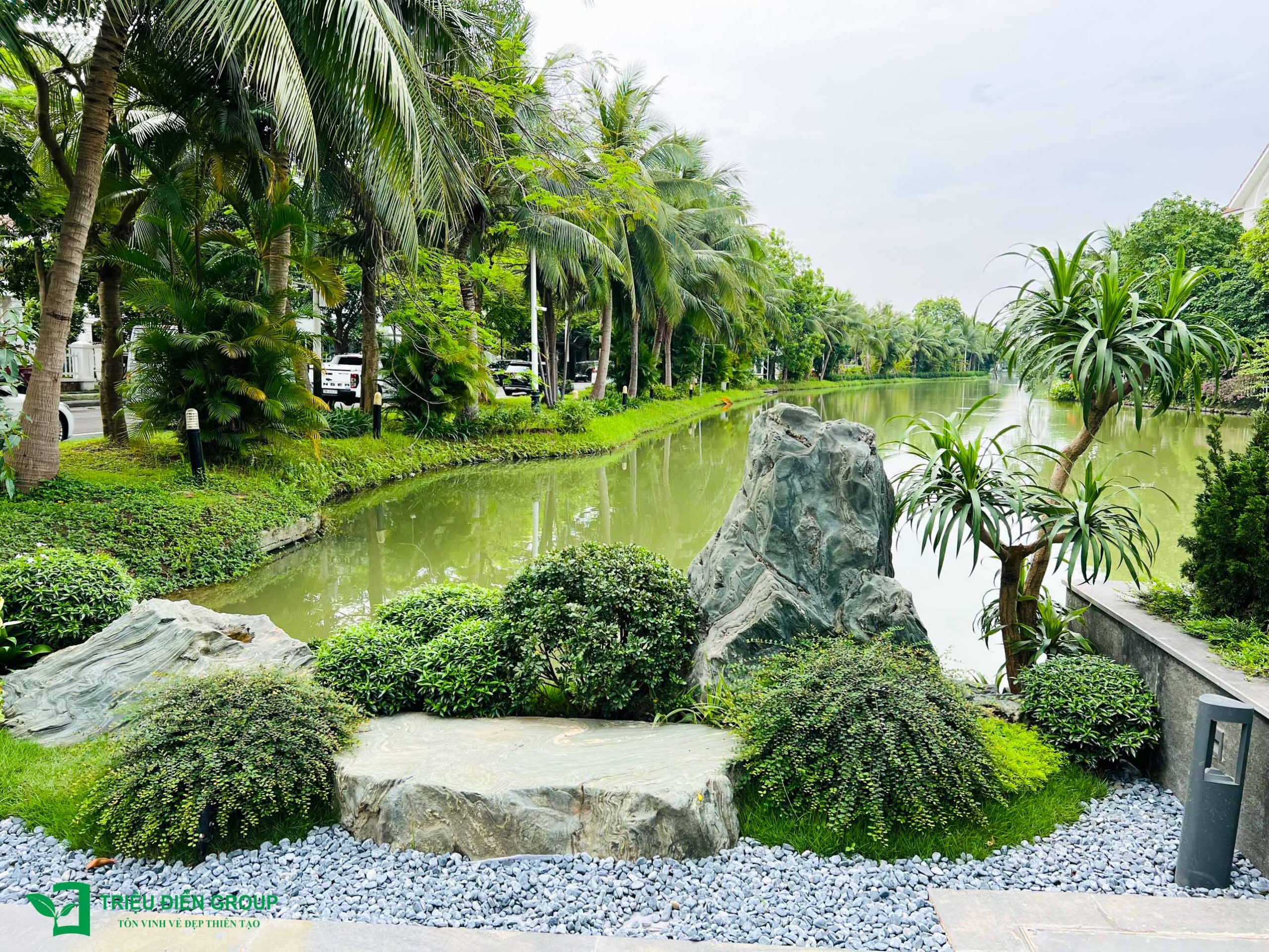 Những mẫu sân vườn đẹp tại Vinhomes Riverside nâng tầm giá trị biệt thự