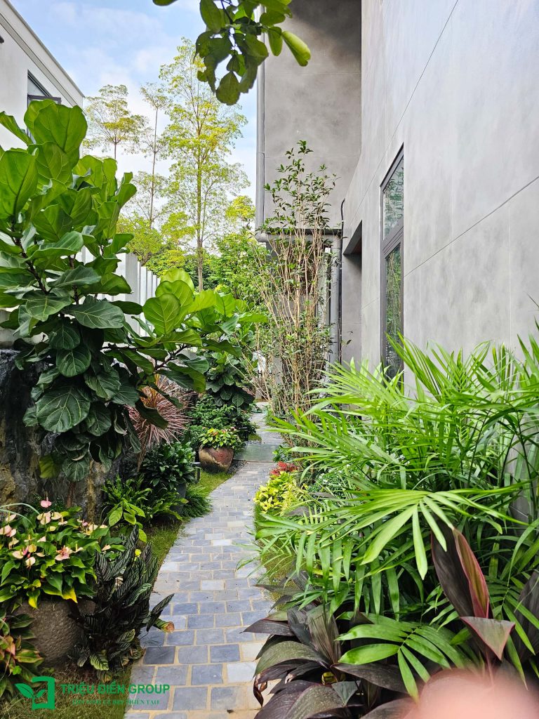 Mẫu thiết kế sân vườn biệt thự tại Xanh Villas – Phong cách resort nghỉ dưỡng cao cấp 56 Thiết kế thi công sân vườn trọn gói tại hà nội