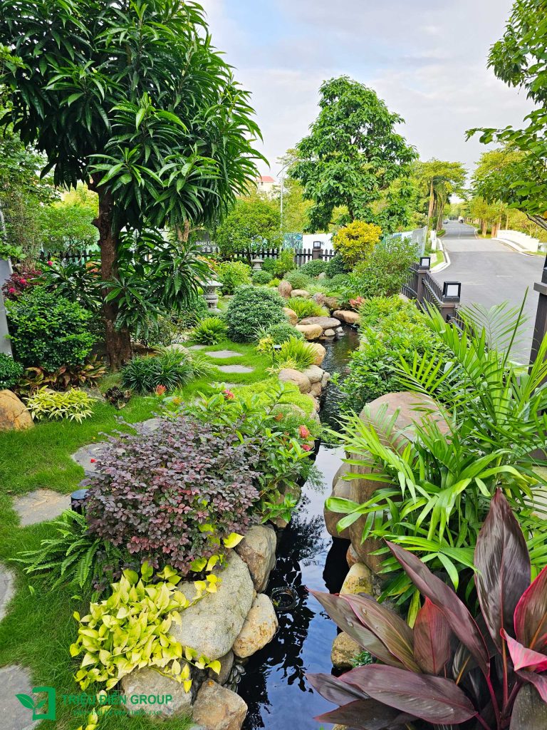 Mẫu thiết kế sân vườn biệt thự tại Xanh Villas – Phong cách resort nghỉ dưỡng cao cấp 59 Thiết kế thi công sân vườn trọn gói tại hà nội