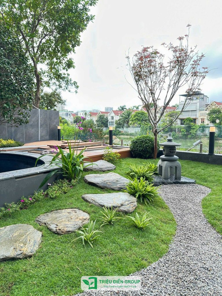 Mẫu sân vườn biệt thự tại Ciputra – Thiết kế sân vườn gắn kết con người với thiên nhiên 10 Thiết kế thi công sân vườn trọn gói tại hà nội