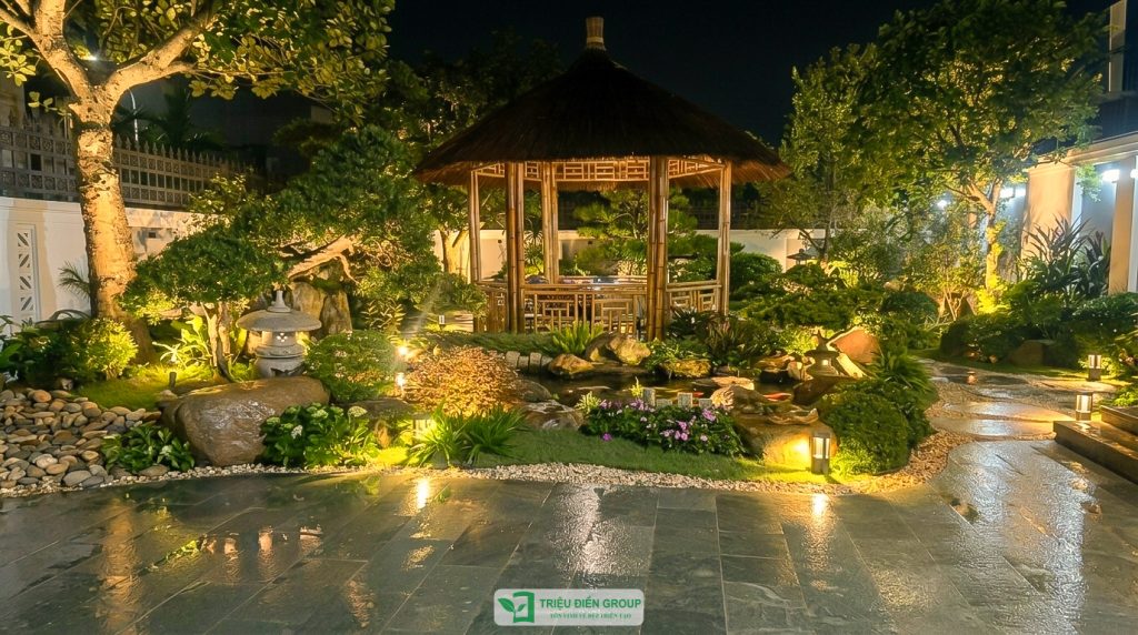Mẫu sân vườn đẹp 2026 – Xu hướng thiết kế được ưa chuộng hiện nay 16 Thiết kế thi công sân vườn trọn gói tại hà nội