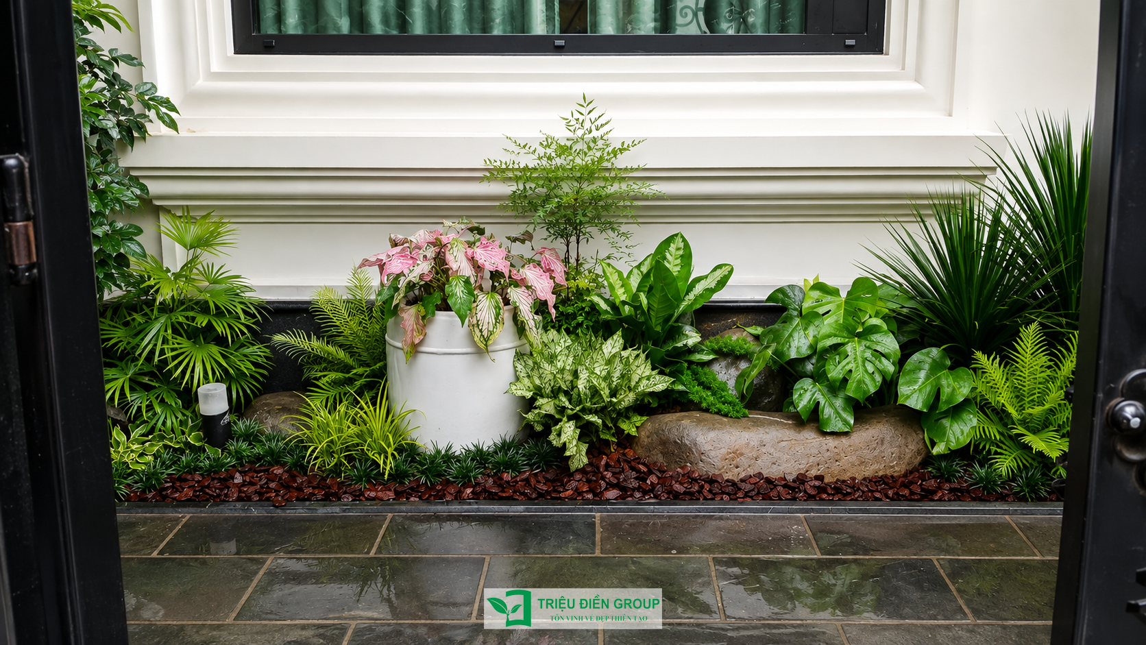 Mẫu sân vườn biệt thự tại Tulip – Vinhomes Riverside: Thiết kế cảnh quan nâng tầm không gian sống 4 Image 4