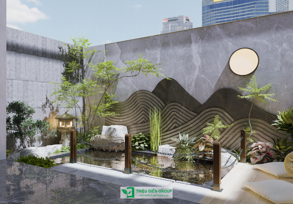 Mẫu sân vườn đẹp 2026 – Xu hướng thiết kế được ưa chuộng hiện nay 14 Thiết kế thi công sân vườn trọn gói tại hà nội