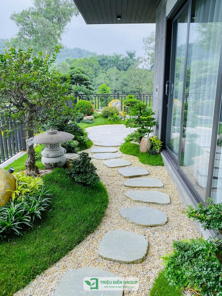 Mẫu sân vườn đẹp 2026 – Xu hướng thiết kế được ưa chuộng hiện nay 12 Thiết kế thi công sân vườn trọn gói tại hà nội