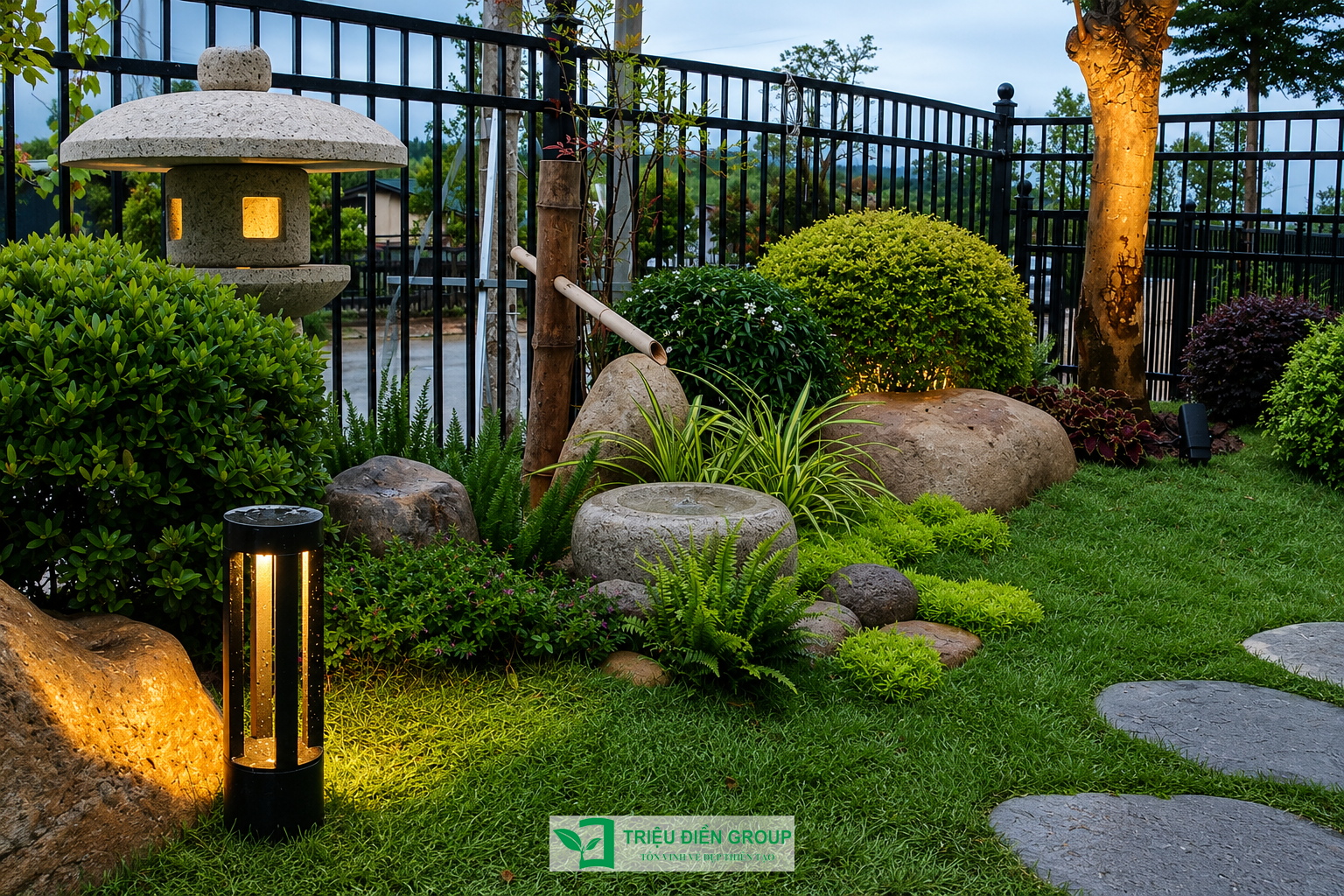 Thiết kế tiểu cảnh nước sân vườn biệt thự: 10 nguyên tắc quan trọng 7 Thiết kế tiểu cảnh nước sân vườn biệt thự: 10 nguyên tắc quan trọng